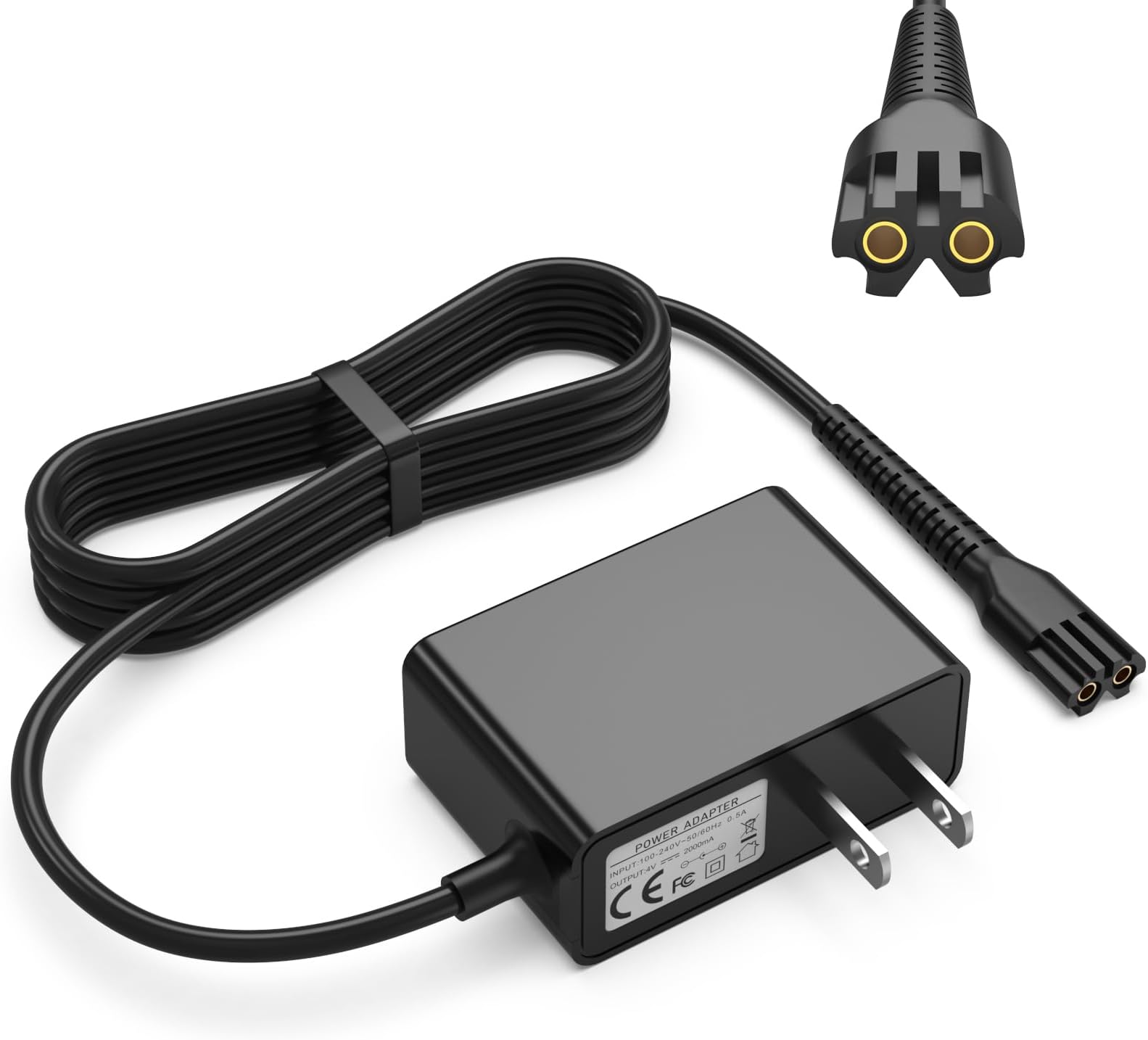 4V for Wahl Magic Clipper Cordless Charger, Wahl Shaver Charger Fit for Wahl 8148/8164/ 8591/8504/ 8171, Wahl 1919 100 Year, 5 Star Cordless Magic Clip Hair Clipper (New and Old Versions)