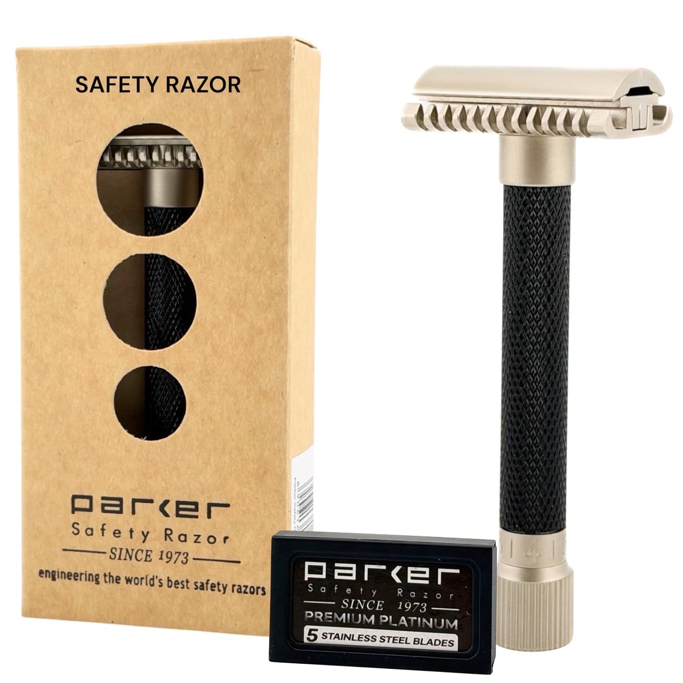 Amazon.com: Parker Variant Open Comb Adjustable Safety Razor