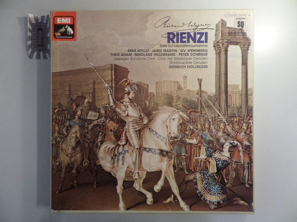 Wagner: Rienzi (Gesamtaufnahme) [Vinyl Schallplatte] [5 LP Box-Set ...
