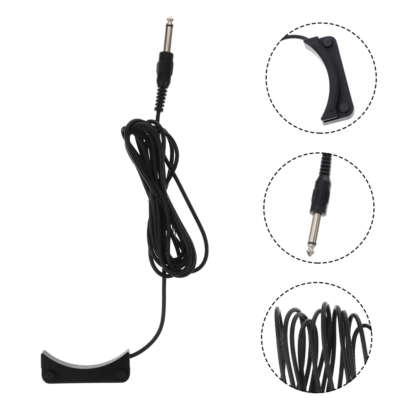 BESTonZON 3pezzi Pickup Per Chitarra Acustica Senza Punch Microfono Piezoelettrico Per Chitarra Folk e Elettrica Facile Installazione e Uso Accessori Per Musicisti Professionisti e