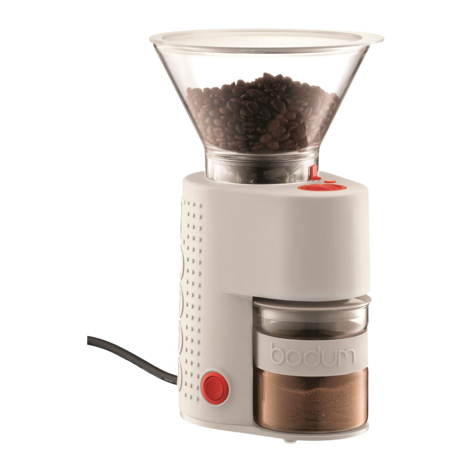 Bodum 10903-913EURO-3 BISTRO młynek do kawy, stal nierdzewna, biały