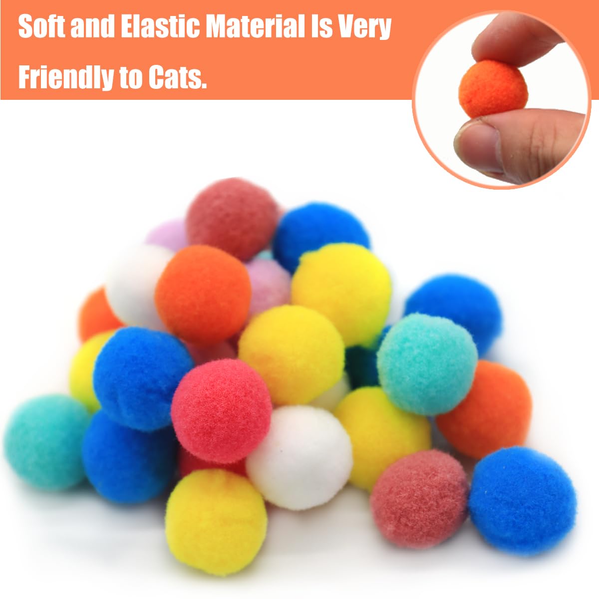 OODOSI Self Play Hanging Door Cat Feather Worm Toys, Interactive Cat Worm Toys for Indoor Bored Cats Kitten Exercise Toy for All Breeds