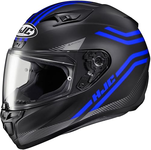 Casco de motocicleta HJC i10 Strix Natural, aprobado por DOT (MC2SF, XL)