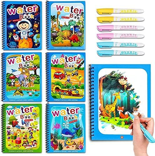 KELUMIE Water Coloring Books With Kids Doodle Book Toys For 3 4 5 6 7 Return Gifts For Birthday, Kids Party Bulk-12 Set For Birthday Return Gifts (Pack of 24) (B0CM19TH3J) Amazon Price History, Amazon Price Tracker