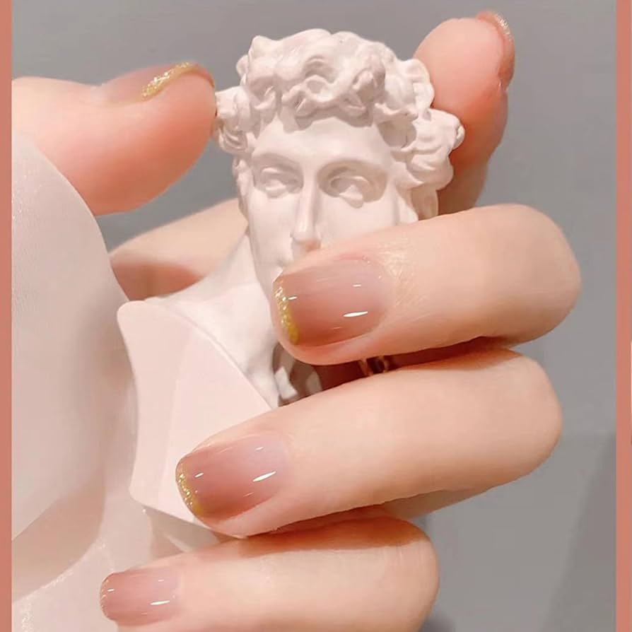 【✨特価✨】ネイルチップ 24枚入り　ショートネイル　かわいい　シンプル Amazon | CQJSYL ネイルチップ ショート 人気ネイル 24枚入り