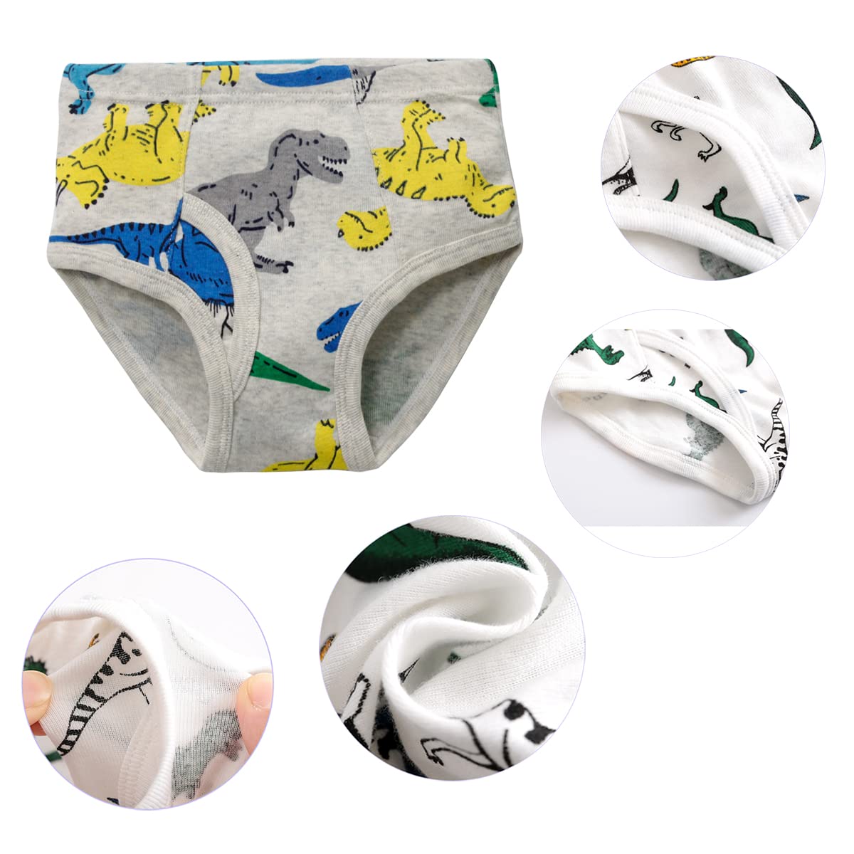Slip Bambino in Cotone Intimo 2-10 Anni Mutande Ragazzo Confezione da 12 Pezzi