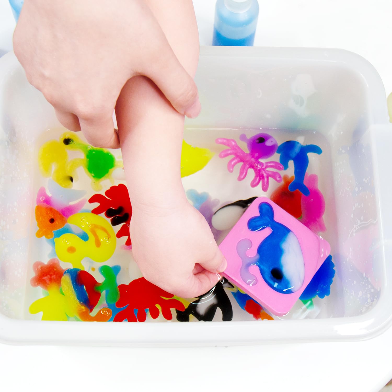 58PCS Wassertiere Selber Machen Magic Aqua Gelz Water Elf Toy Kit Jelly Set Gel Fairy Wasser Tiere Magisches Wassergel Erstellen von Wasserelfen Spielzeug für Kinder Geltiere Selbst Kids Glibber Elves 58PCS Wassertiere Selber Machen Magic Aqua Gelz Water Elf Toy Kit Jelly Set Gel Fairy Wasser Tiere Magisches Wassergel Erstellen von Wasserelfen Spielzeug für Kinder Geltiere Selbst Kids Glibber Elves