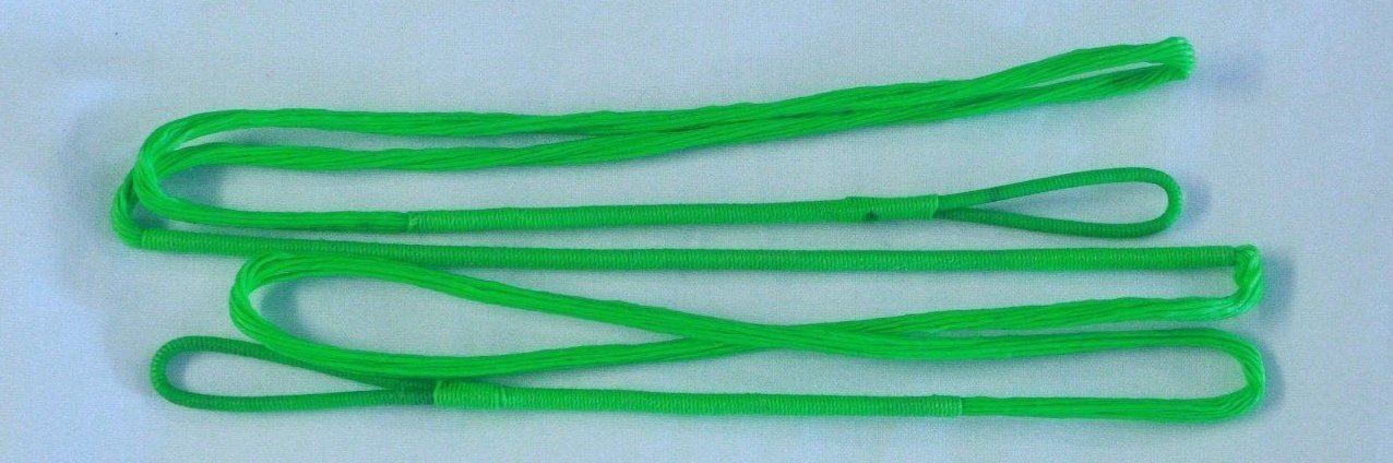 60X Custom Strings Flo Green 16 Strand Dacron B50 Longbow Bowstrings Bow (Multiple Sizes) (62 INCH)