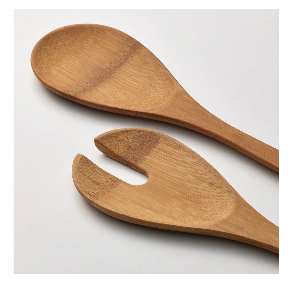 NT-STAR Bamboo Spoons for Serving Salad, Set of 2