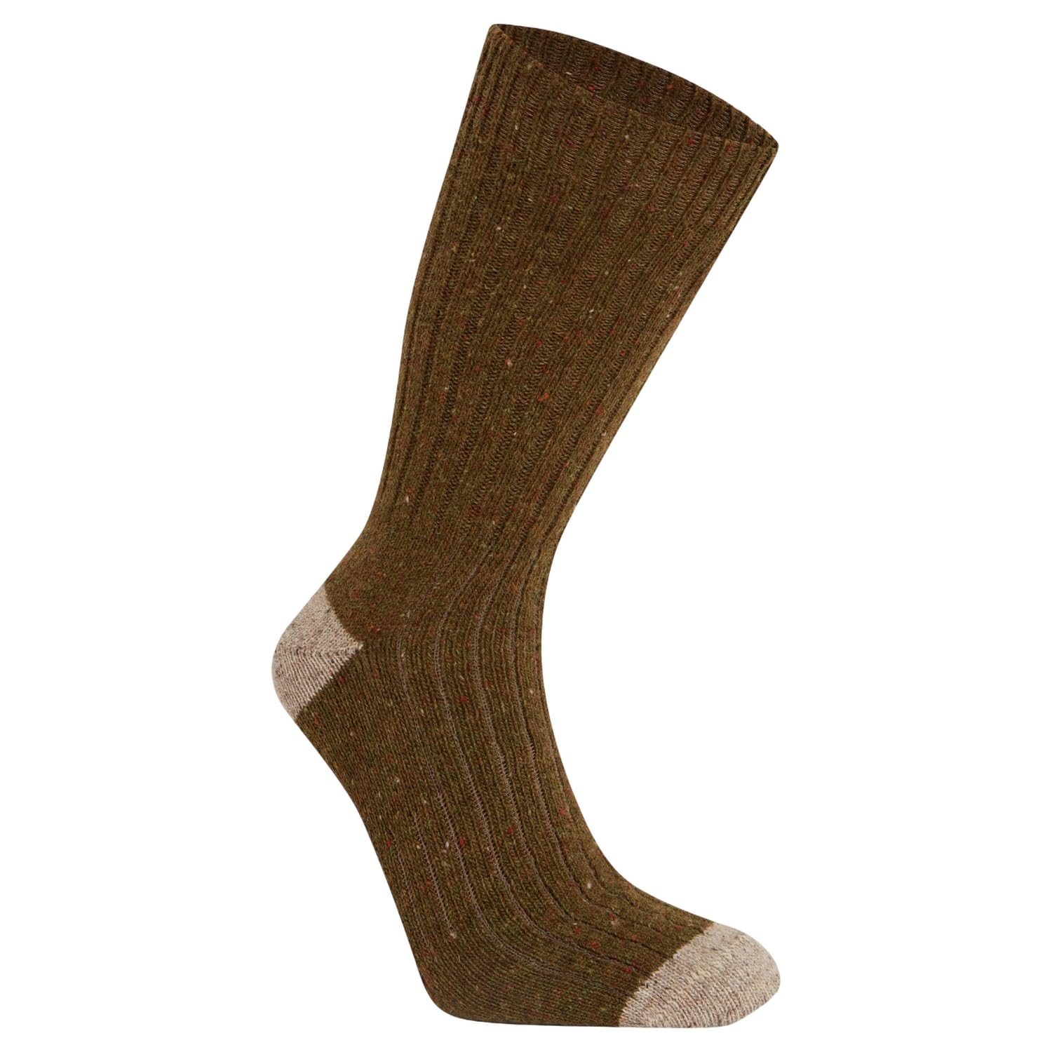 Craghoppers Torver Walking Socks Men's Trainers, Size In Dark Moss / Beige
