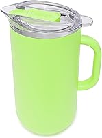 Vista 8 de Jarra Premium Aislada de Served (0.87 cuartos de galón/66oz) - Jarra de Acero Inoxidable con Doble Pared y Forro de Cobre con Tapa - Jarra Térmica