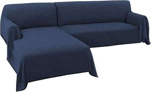 Miniatura 116 de Turquoize Fundas de sofá modulares en forma de L, funda de sofá seccional, lavable, 2 piezas, fundas de sofá para sofá seccional, con tela jacquard