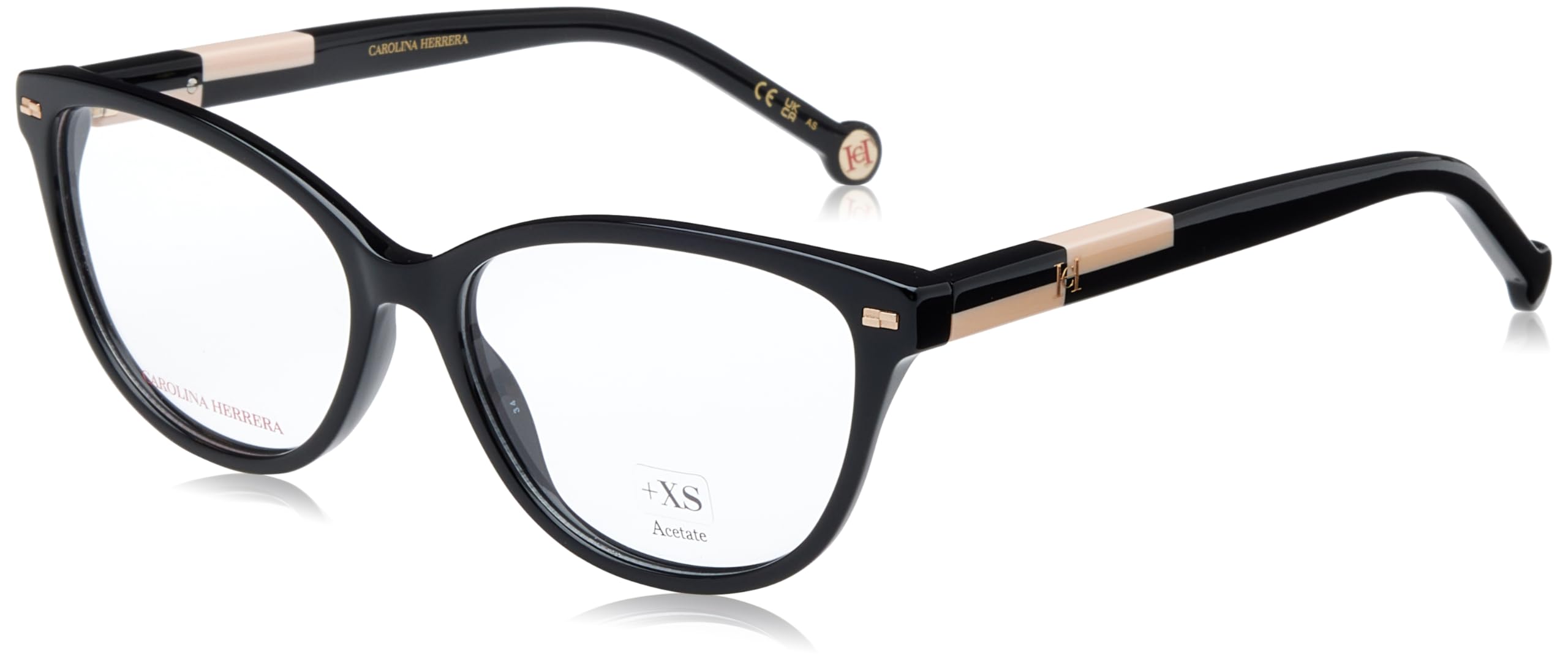 GRUPO OPTICO 1910 GAFAS CAROLINA HERRERA - Modelo: HER 0190 C: BLACK NUDE Eye size: 54_Bridge size: 15 / Polarized: No
