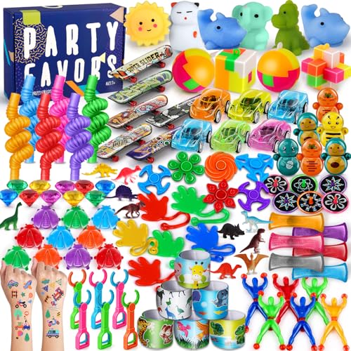 nicknack Gadget Compleanno Giocattoli alla rinfusa per Feste Pinata, 120Pezzi Regalini Fine Festa Compleanno Bambini Loot Bag fille