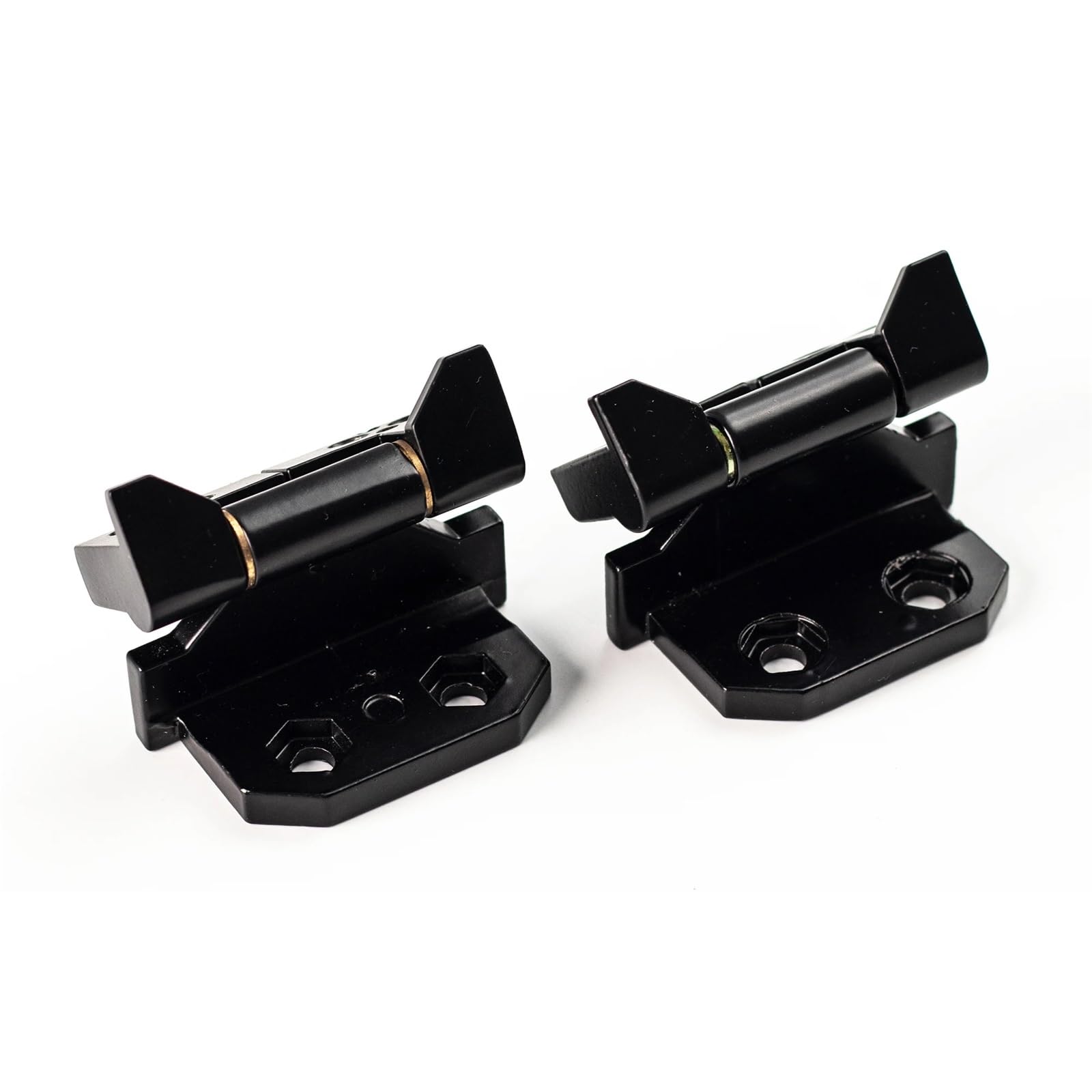 FQJYXWEWL Zinc Alloy Automatic Equipment Concealed Lift-Off Hinge 2Pcs(CL213-1-Black)