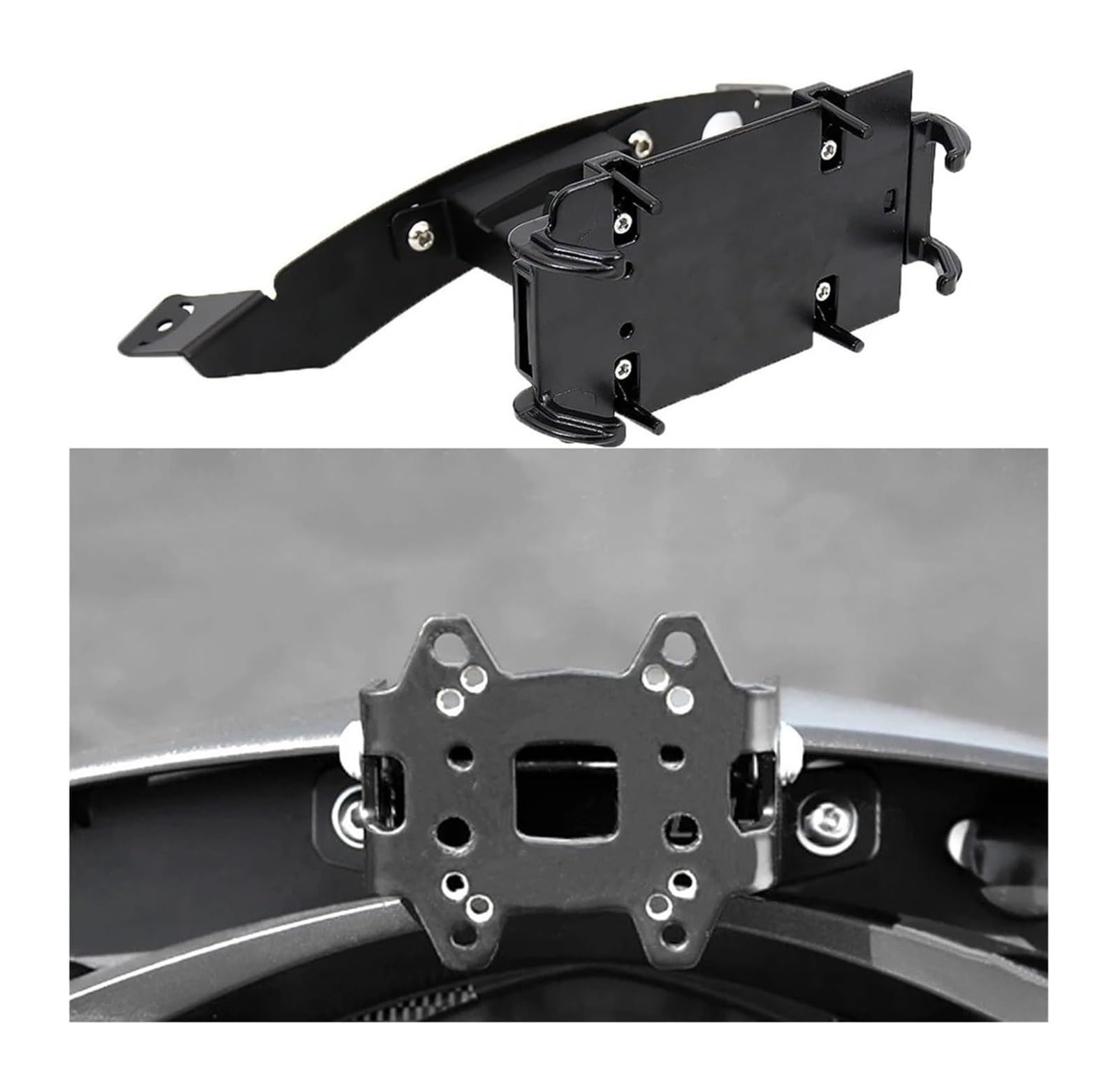 Support de Navigation pour Moto pour BMW pour K1200GT 2006 Moto USB Chargement Téléphone Support CNC Aluminium Navigation GPS Accessoires Fixation(AC)