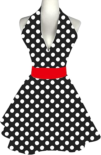 Miniatura 8 de RosieLily Retro Aprons for Women Vintage Apron Kitchen Apron for Cooking Baking BBQ Grilling Sexy Mothers Day Gifts Cute