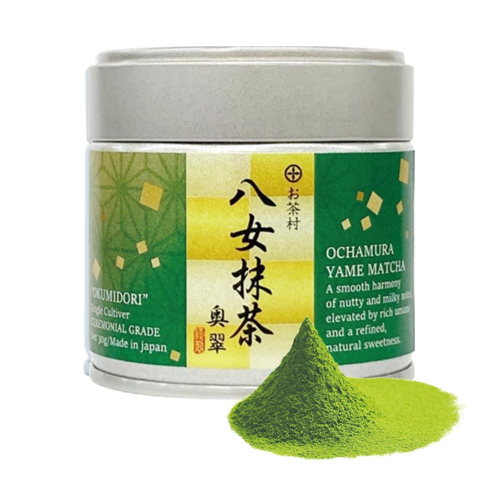 Amazon | 八女 抹茶 30g 缶入り 日本茶鑑定士監修 粉末 パウダー