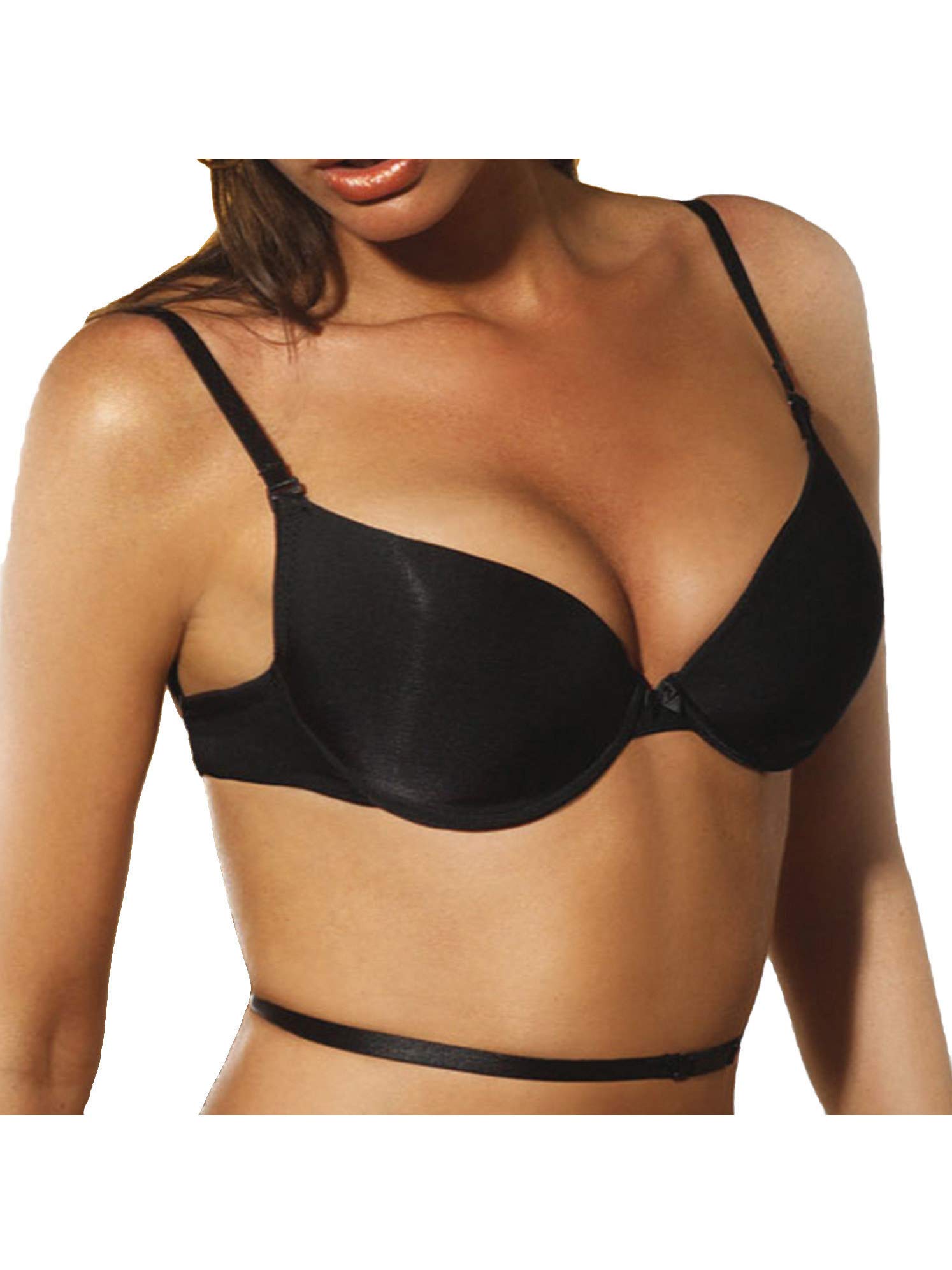 Selmark Xirena - Sujetador push-up multiposición Negro 75B