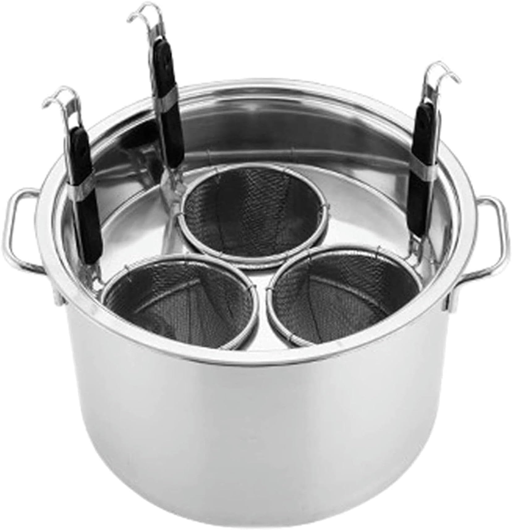 Paniers passoire amovibles en inox avec insert 3 trous multifonction