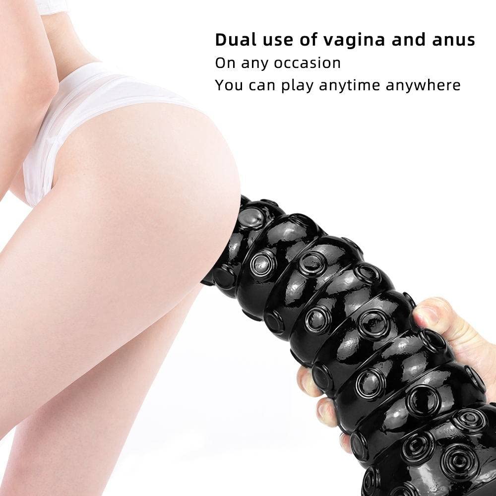 anale Ventosa con plug anale alieno, tentacolo in silicone da 38 cm, realistico per donne e uomini, principianti, massaggio prostatico, grande sex toy