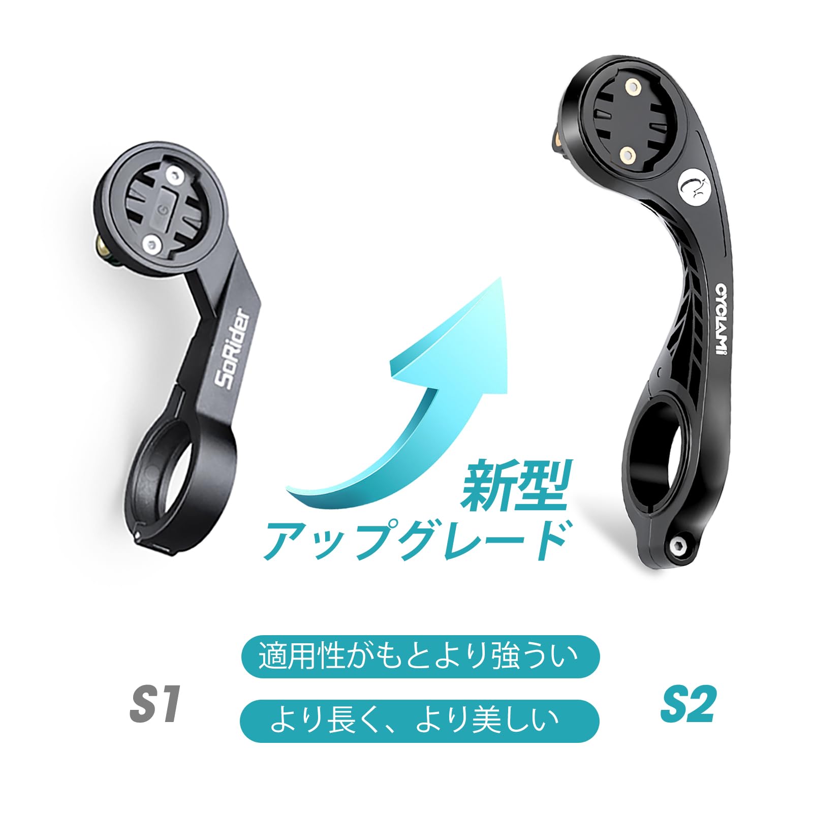Amazon | CYCLAMI サイクルコンピュータマウント Garminに最適 自転車
