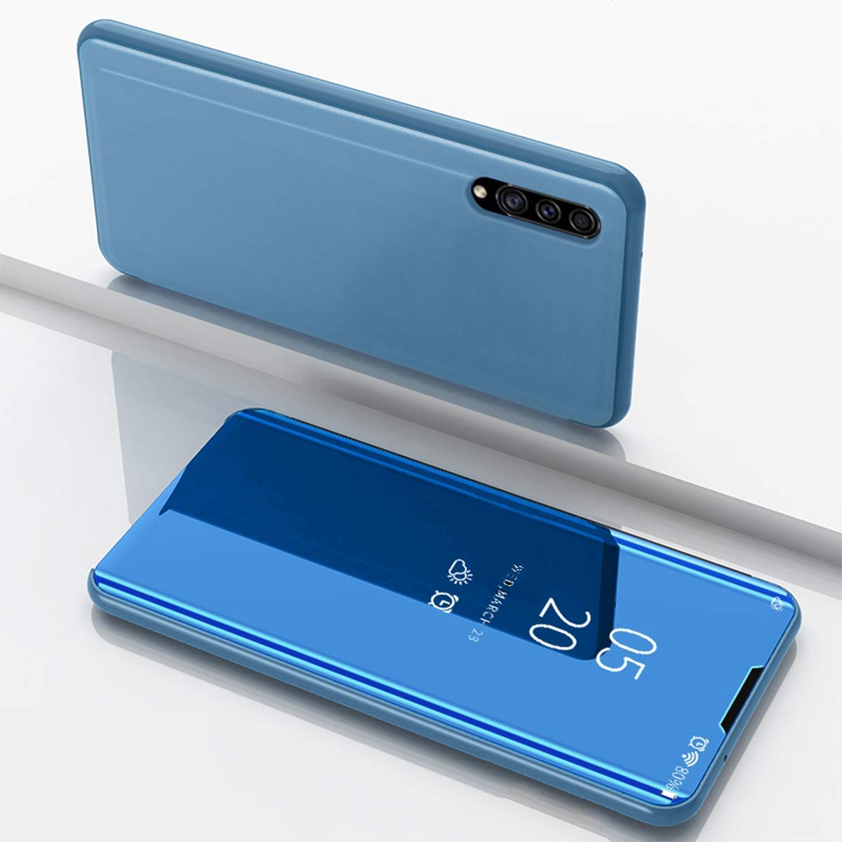 Navnika Clear View Mirror Flip Cover for Vivo S1 - (Diamond Blue) (B07YRWWYN5) Amazon Price History, Amazon Price Tracker