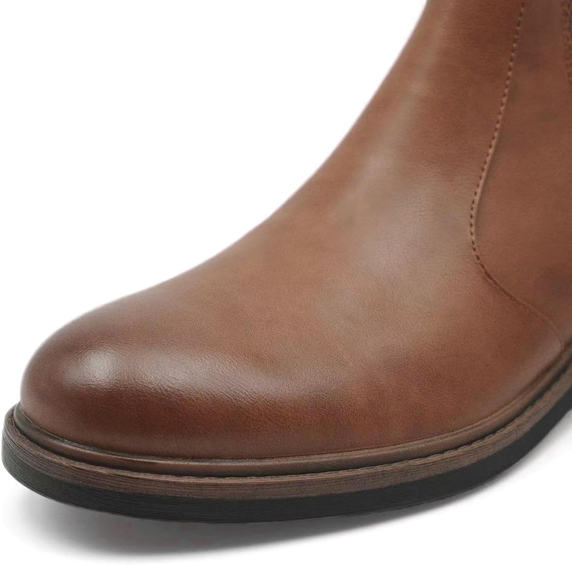 Finishing & Sewing Men's Chelsea Boots, Smart Casual Slip On Ankle Boots