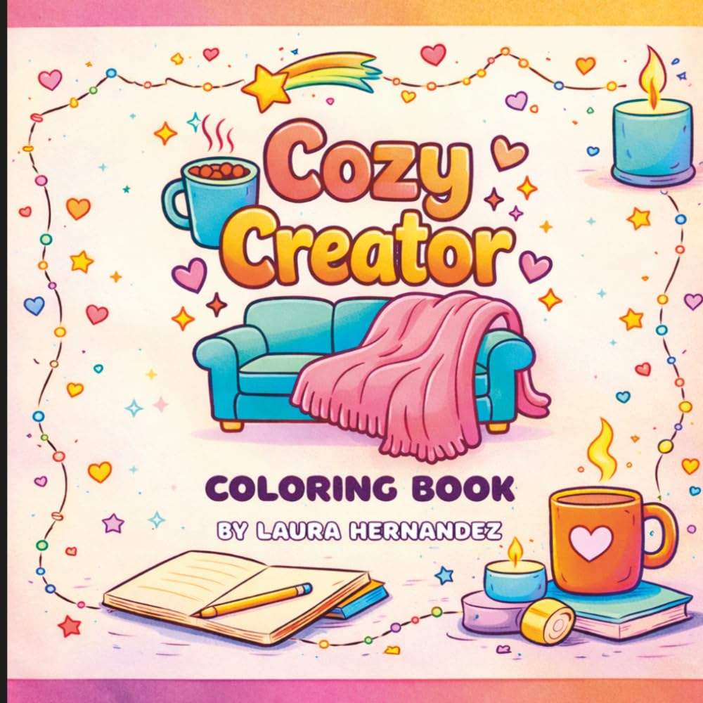 Cozy Creator Coloring Book: A Relaxing Coloring Book for Cozy Creativity, Slow Living & Women Entrepreneurs