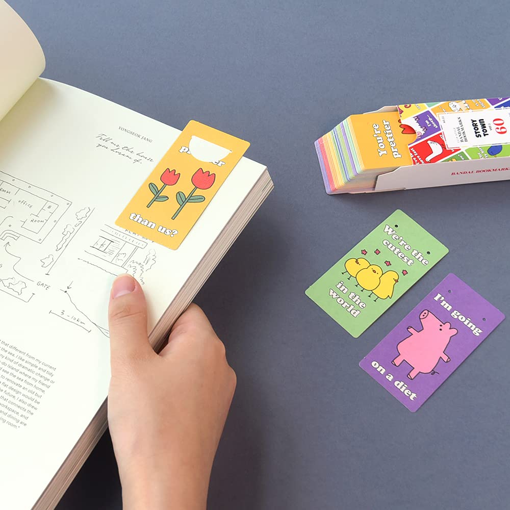 Monolike Bandal Bookmarks Story Town Ver.1 + Ver.2 120 Pieces