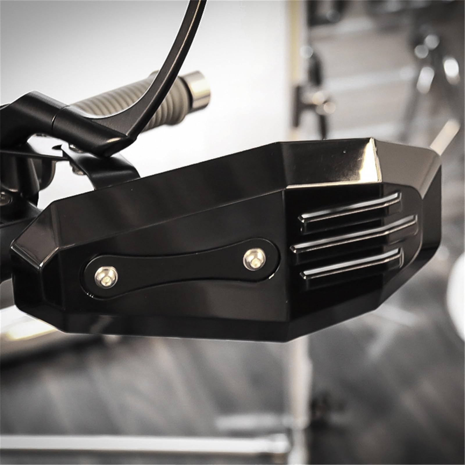 Componenti Per Moto Scudo Antivento Protezioni Per Maniglie Per Retrò Per Kawasaki(Transparent)