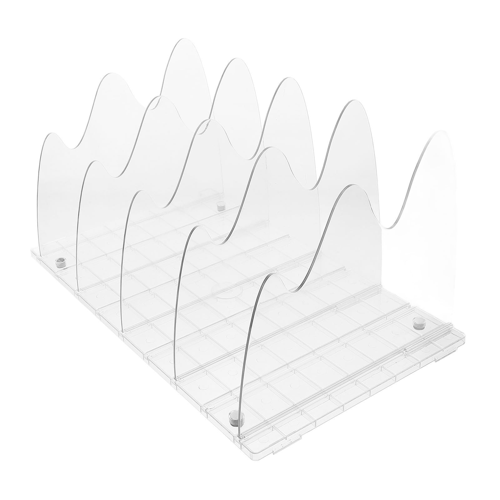 Separador de Estantes para Armario, Divisor de Estantes Transparente, Plástico, Ligero, No se Deforma Fácilmente, para Ropa y Bolsos, Hogar y Dormitorio