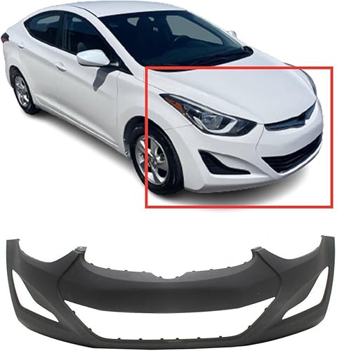 Miniatura 1 de ApUaTrOt Front Bumper Cover Fits L GL GLS HY1000203 -(Plastic)