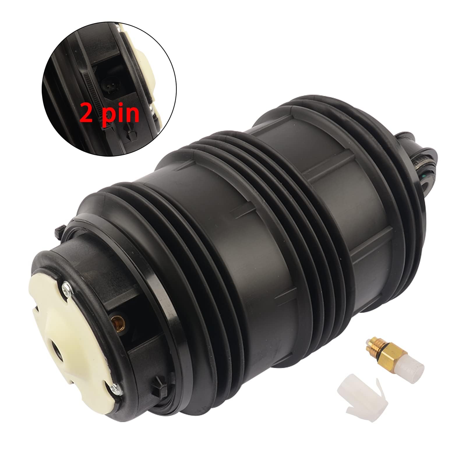 Luftfeder Luftfederung 2Pins kompatibel mit W211 S211 für Kombi | kompatibel mit Mercedes E-Klasse T-Modell S211 mit Airmatic-Federung 2113200925, A2113200925