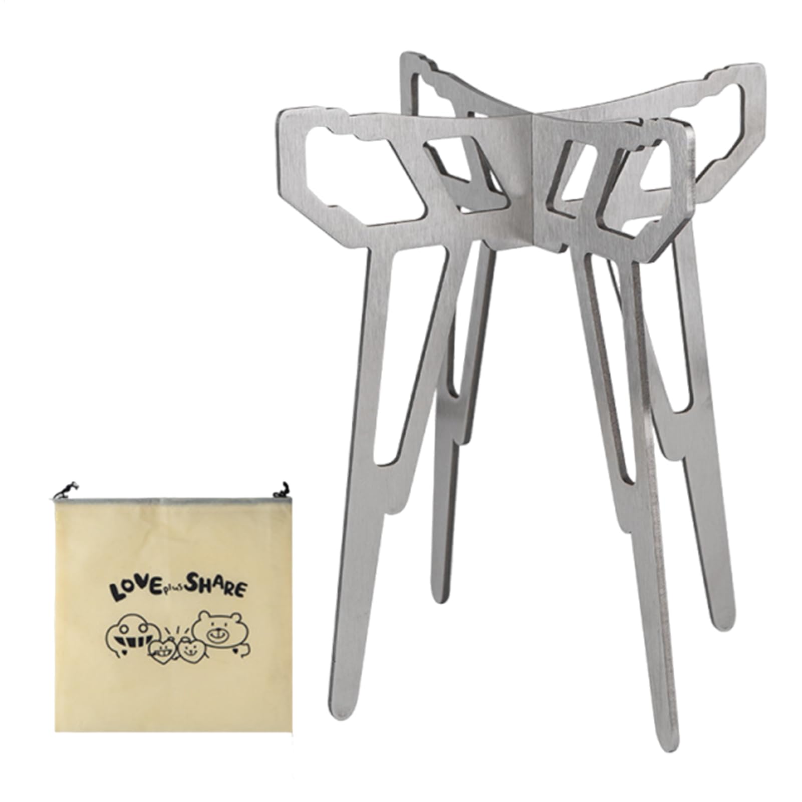 Support de réchaud pliable pour vos pique-niques et barbecues en pleine nature