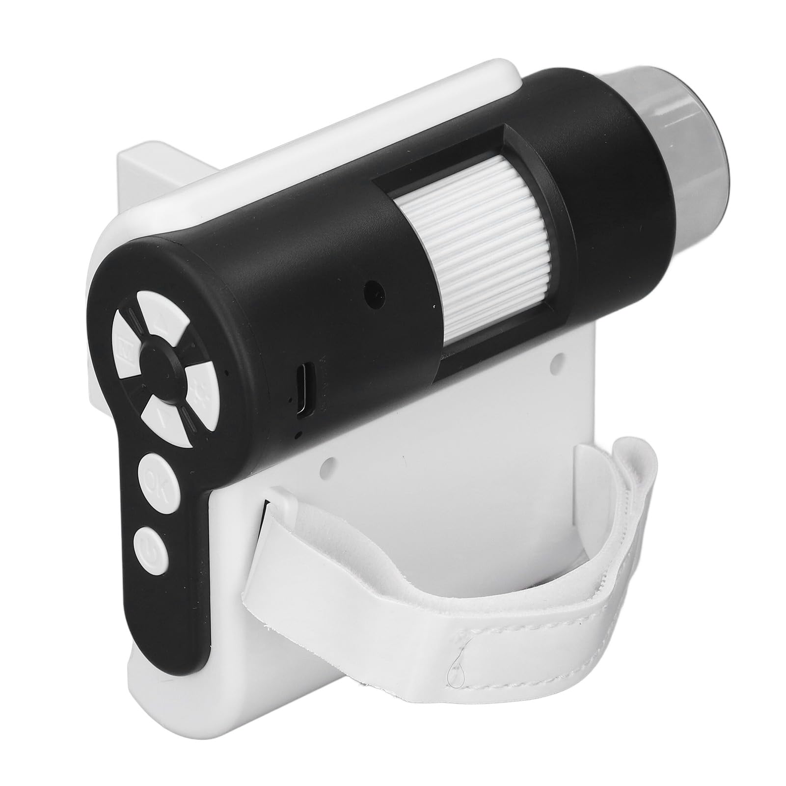 AMONIDA Microscopio per Bambini, Microscopio Digitale Portatile 1000X con Registrazione Video su Schermo a Colori da 2 Pollici, Ideale per l'esplorazione Scientifica (WHITE)