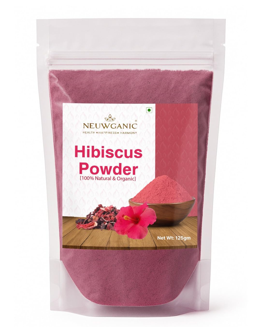 Neuwganic - Hibiscus Powder for Hair & Skin - Pure & Natural - Promotes Hair Growth, Reduces Dandruff & Enhances Skin Glow - Chemical-Free Ayurvedic Beauty Care - 125g-image-22