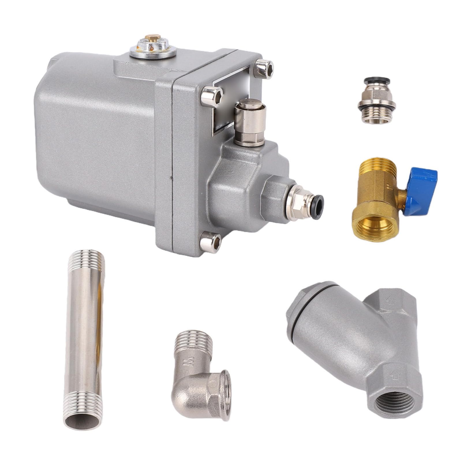 Válvula de Drenaje Automática Pérdida de Aire Cero Drenaje Completamente Automático 1/2 Pulgada para Compresor de Aire de Comprimido Industrial Tanques Filtros Secadoras