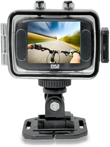 Miniatura 3 de Pyle PSCHD30SL Mini cámara y videocámara HD de gran angular de acción deportiva de alta definición, 720p, ranura para tarjeta SD, pantalla táctil