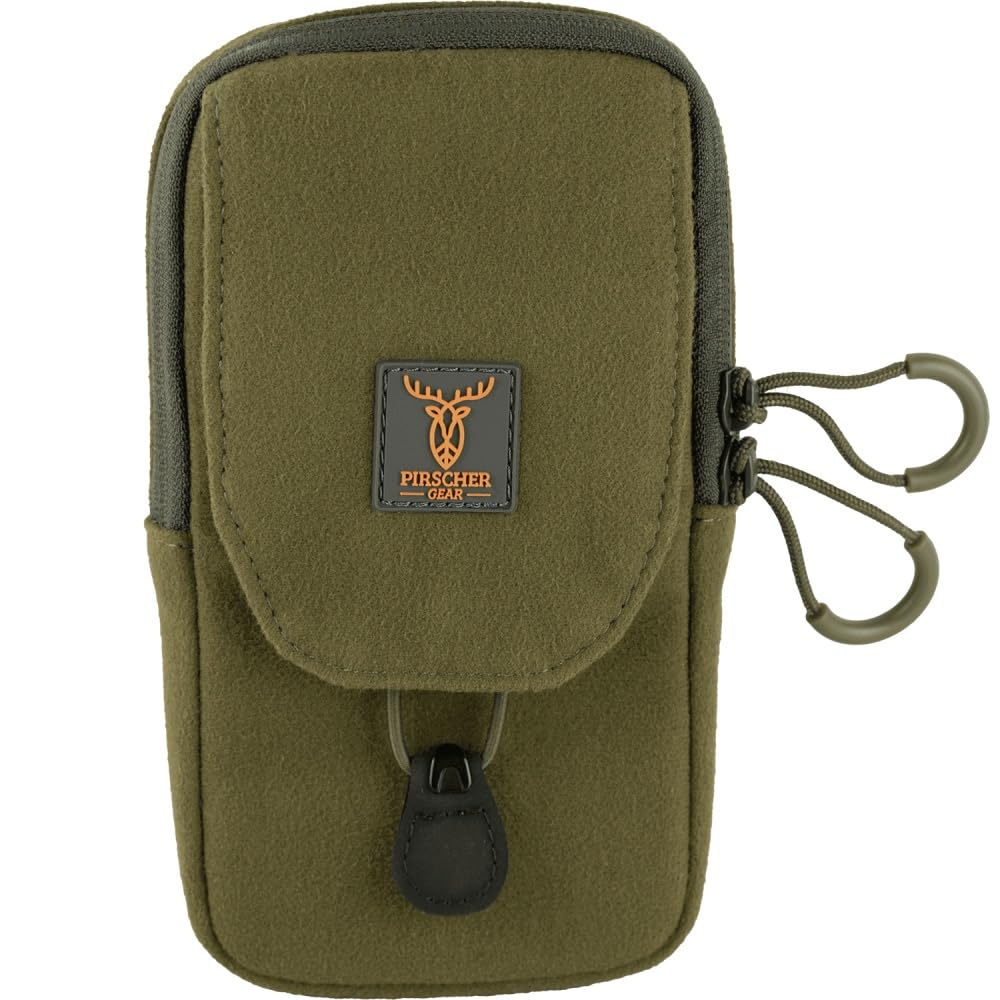 Multi-Tasche (Grün) für Fernglastasche, Bino Harness - Universaltasche, Handytasche für die Jagd und Pirsch, geräuschlos, Molle, modular