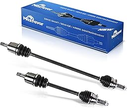 MAXFAVOR CV Axle Joint Assembly Front Left Right Pair Set of 2 Premium Compatible with Honda Civic 2006 2007 2008 2009 2010 2011 EXL LXS DX EX EXS GX LX Sedan Coupe Auto Trans 1.8L I4 w/AT