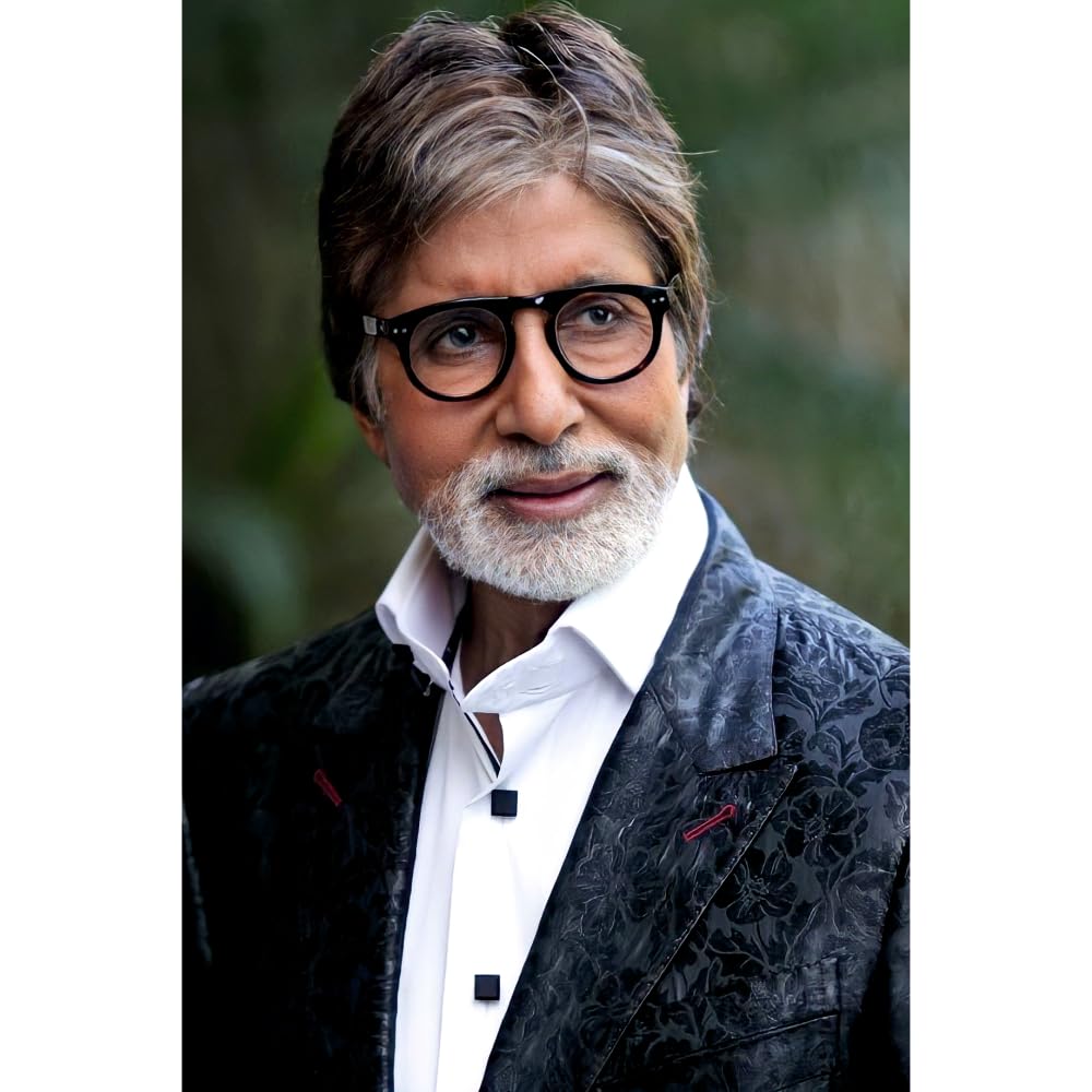 POSTER WALLAH Amitabh Bachan Poster for Home Office and Student Room Wall | Aesthetic Poster | Wall Decor AMSD05 (18X12 inch) (Amitabh Bachan 7)