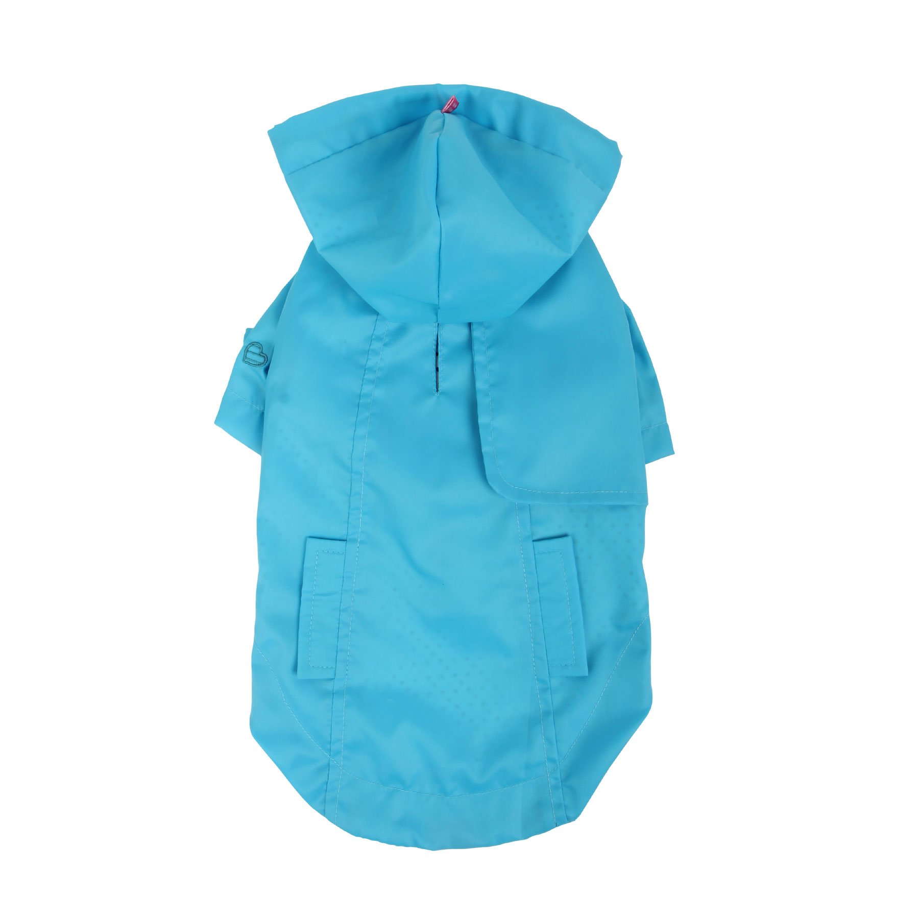 Pinkaholic New York Slicker Raincoat for Dogs, Small, Blue