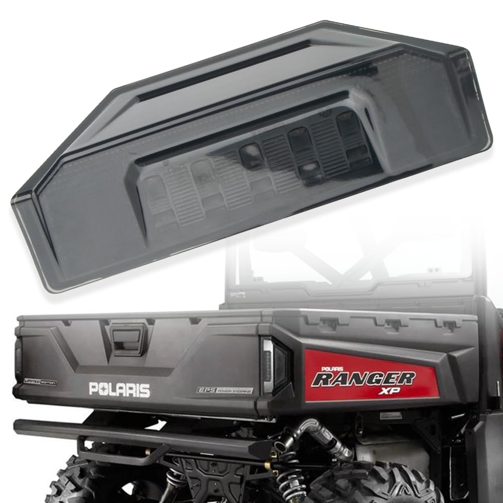 UTV Ranger LED Tail Lights Rear Brake Stop Taillights Assembly Compatible With Polaris Ranger 900 1000 XP 570 Full Size Brutus HD General Accessories 2015-2020 OEM # 2412774（2412774-Smoke）