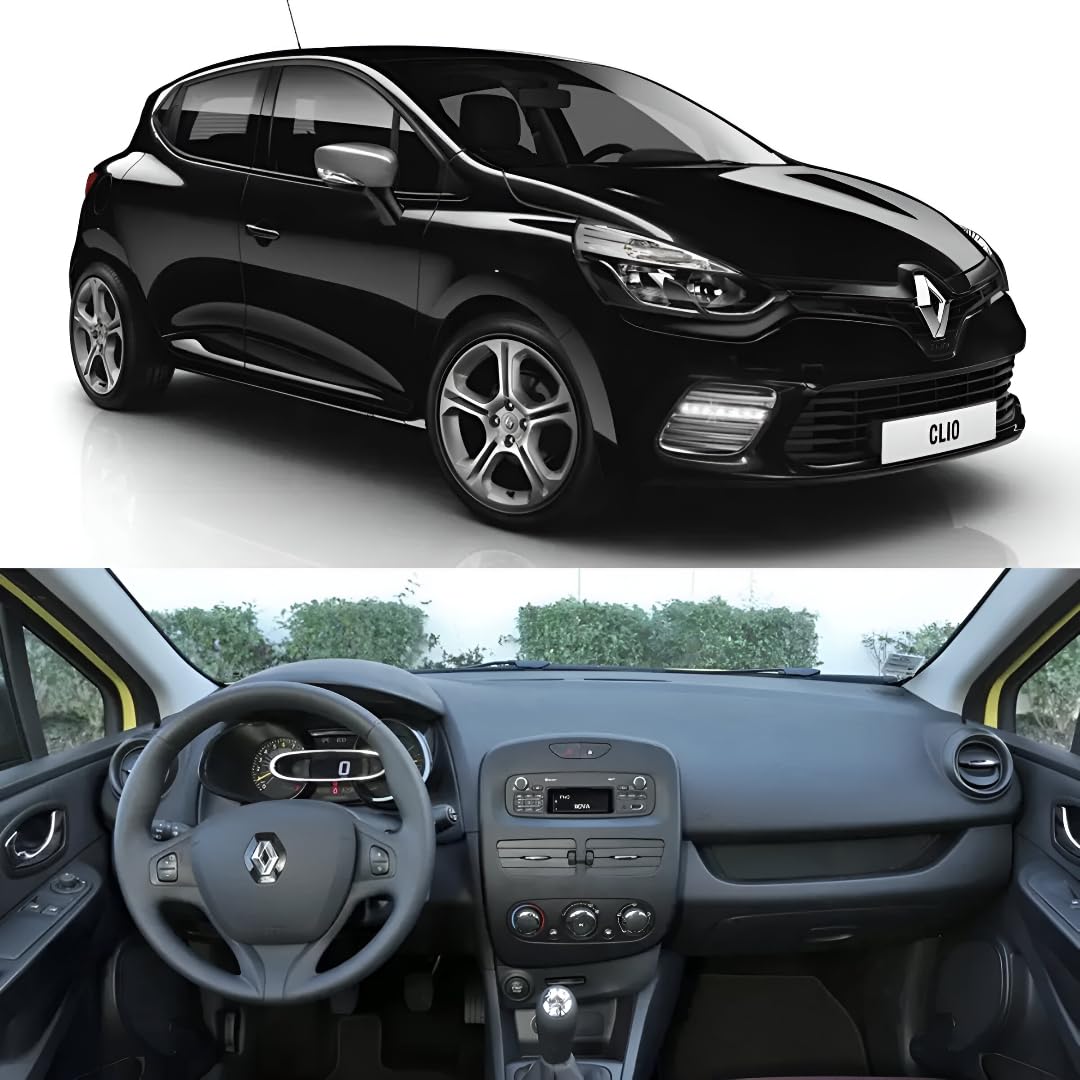 Autoradio Android 14 - Renault Clio 2013-2020 HD Apple CarPlay et Android Auto - Écran Tactile 10,1 Pouces CarPlay, système multimédia | Wi-FI, RDS, DSP (T2 (2/32) Quad Core Dab+)