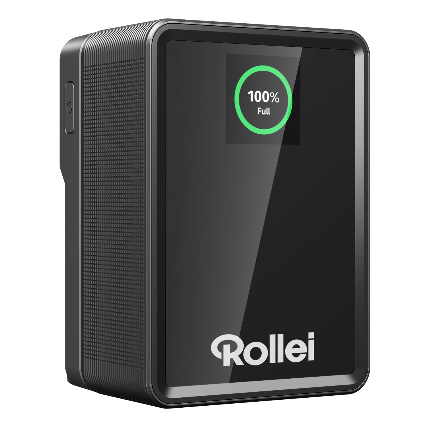 Batteria V-Mount Rollei V2 Pro 99Wh, 6400mAh/14.4V V Mount Battery con Ricarica Rapida USB-C PD 100W Batteria V-Lock con Display/Luce LED e Porte 2 USB-C/D-Tap/BP/USB-A/DC, Batteria-V-Mount-Battery