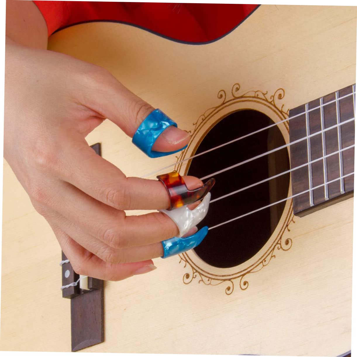 ibasenice 3piezas Herramientas Para Guitarra Kit De Cambio De Cuerdas Afinador Soporte Para Pua y Cortador De Cuerdas Negro