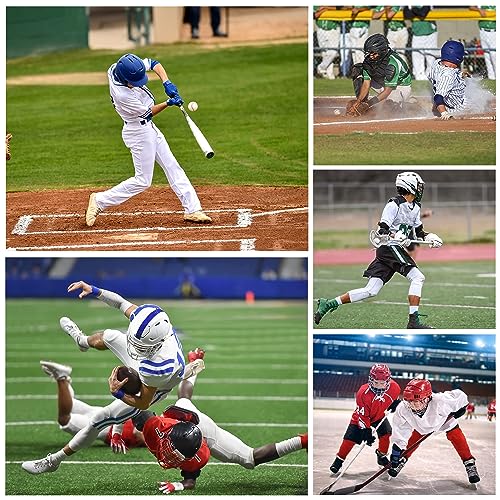 Youper 2-Pack Adult Compression Shorts w/Cup Pocket, Men's Athletic Supporter for Baseball & Football4