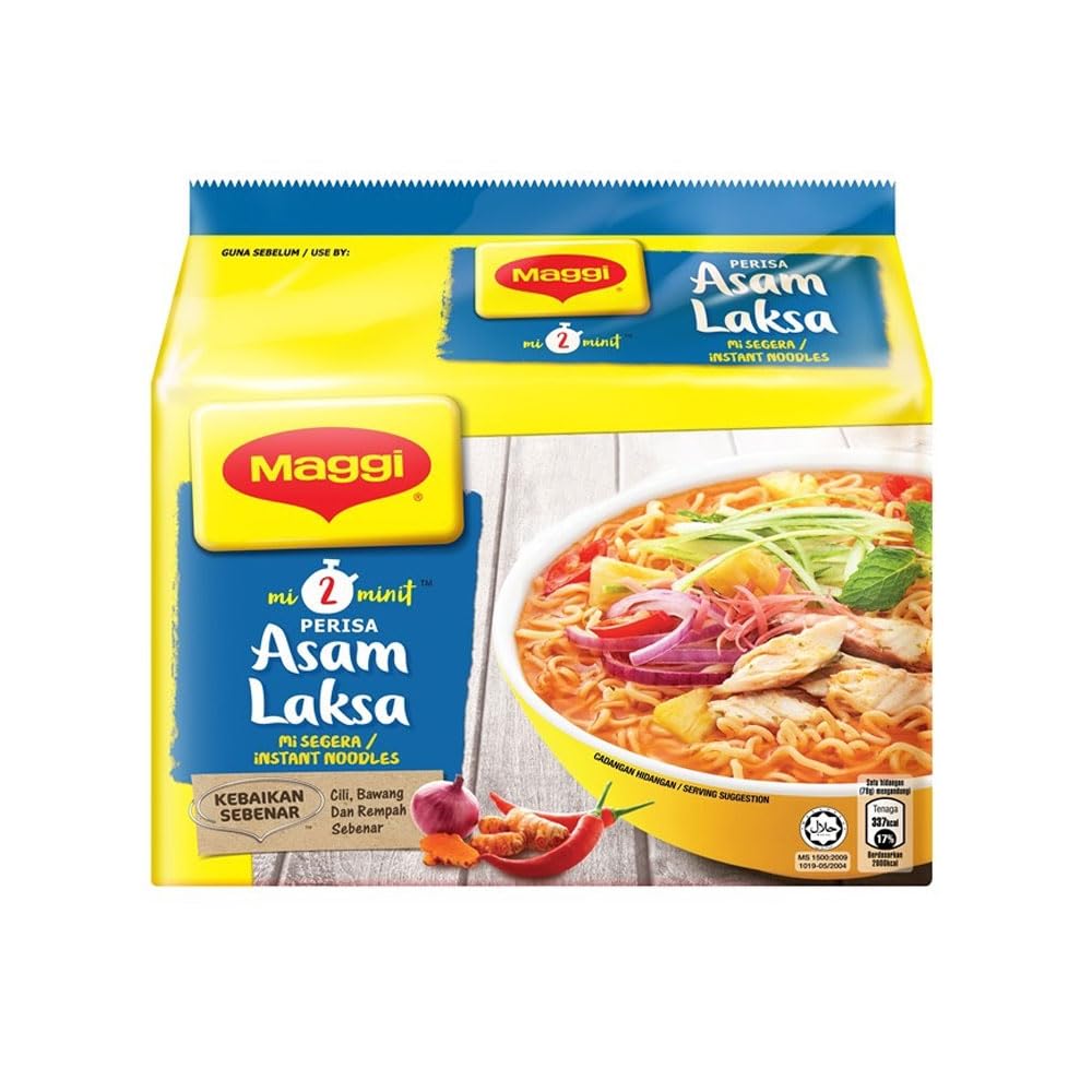 MAGGI 2 Minit ASAM LAKSA [ Asam Laksa Flavor ] Noodles 390g Pack (Imported), The Product of Malaysia (B003JURGV4) Amazon Price History, Amazon Price Tracker