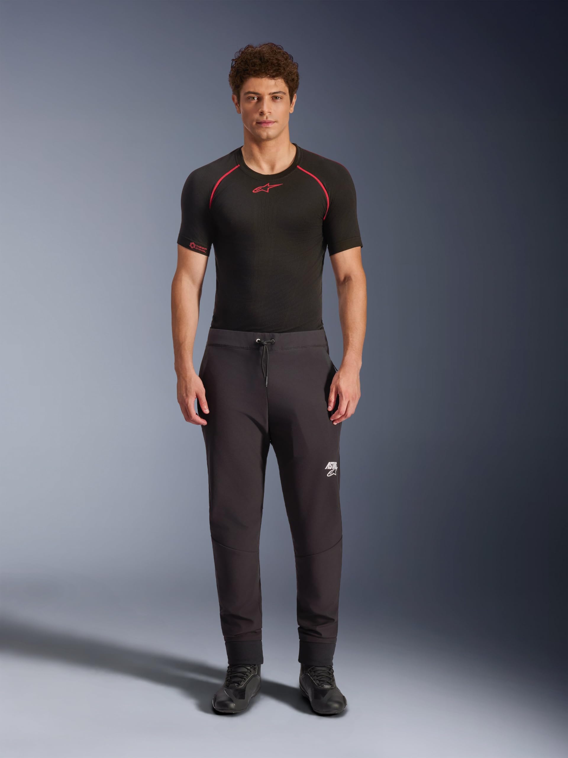 Alpinestars Aeroshell Motocyklowe spodnie tekstylne, czarny/biały, M